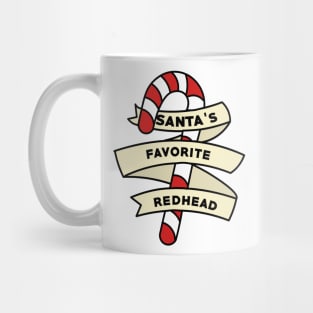 Santa's Favorite Christmas Red Head Mug